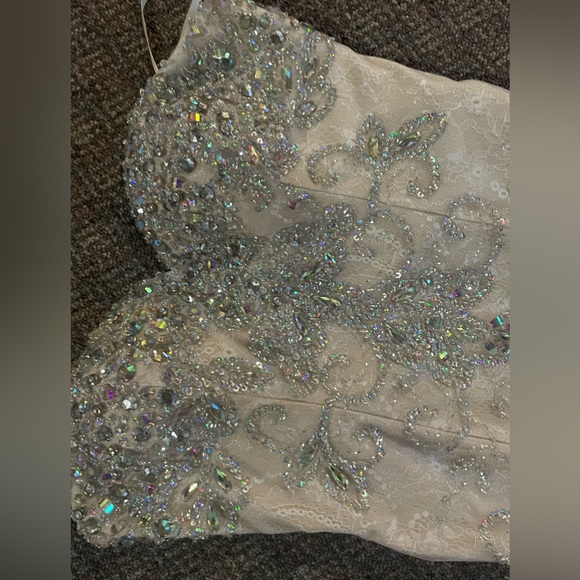 Light Pink & Ivory Gown - Picture 2 of 8